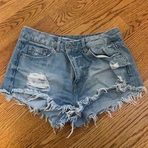 Festive Style Jean Shorts